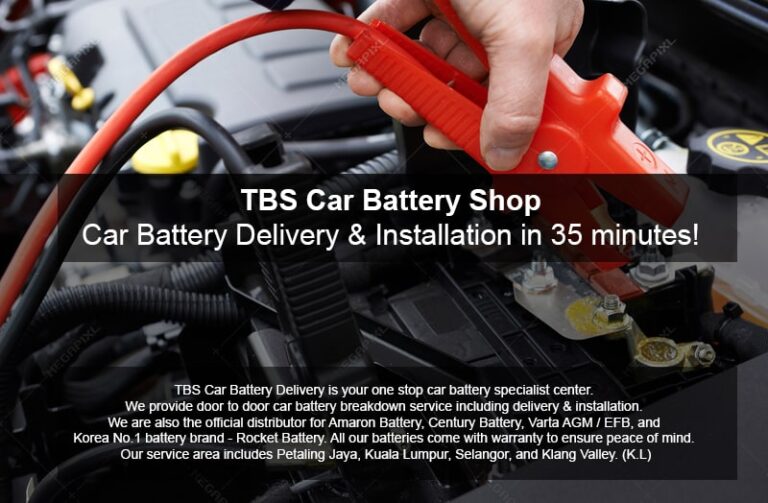Car battery breakdown service Car Battery Delivery Service KL, PJ